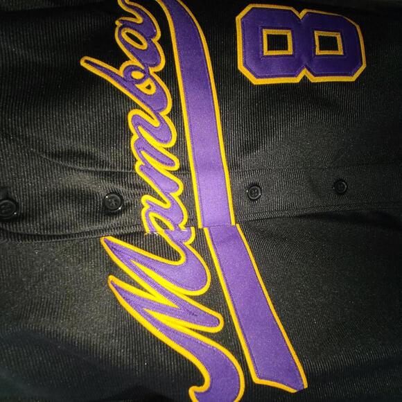 Kobe Bryant Mamba Baseball Jersey - Size Medium - Picture 4 of 9
